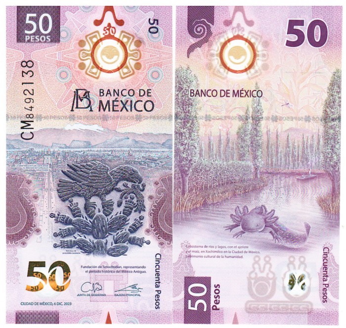 Mexic 50 Pesos 2023 P-133 UNC