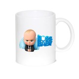 Cana alba personalizata Baby Boss, INOVATIX&reg;. 330ml