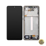 Display cu Touchscreen Samsung Galaxy A33 5G A336 cu Rama Negru Service Pack GH82-28143A