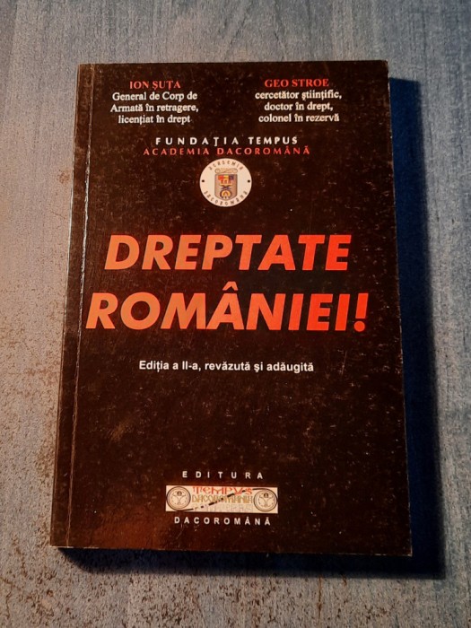 Dreptate Romaniei ! Ion Suta Geo Stroe