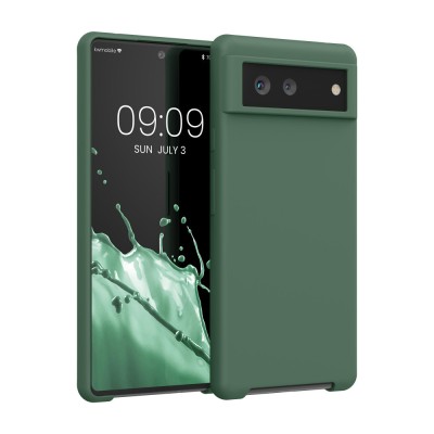 Husa pentru Google Pixel 6, Silicon, Verde, 55480.166, kwmobile foto