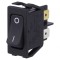 Rocker Switch ON-OFF 16A 250V Black IP40