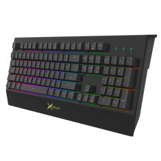 Tastatura Gaming Delux KM9037 Multimedia, RGB LED, USB, negru foto