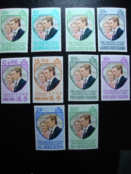 COLONII ENGLEZE 1973 SERII MH