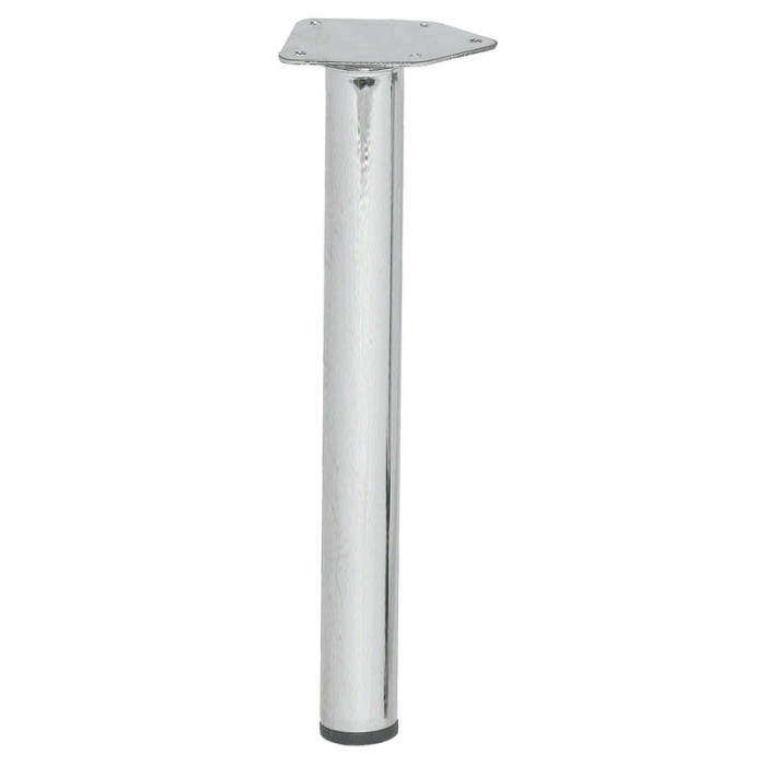 Picior mare pentru masa crom, 41 cm, 4 buc / set