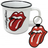 Set cadou cana si breloc - The Rolling Stones - Lips