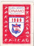 bnk cld Calendar de buzunar - 1989 - Dinamo Bucuresti