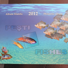 Album filatelic 2012 pești