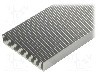 Radiator extrudat, aluminiu, 1000mm x 90mm, naturala, FISCHER ELEKTRONIK - SK 624 1000 AL