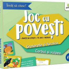 Joc cu povesti - Greierele si furnica Corbul si vulpea 5 ani