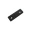 Biscuite pentru picior mobila, negru, 16 x 50 mm, 4 buc / set