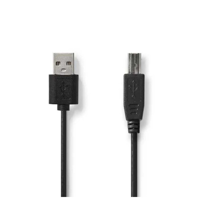 Cablu imprimanta USB 2.0 USB-A tata - USB-B tata 3m negru Nedis