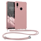 Husa Kwmobile pentru Xiaomi Redmi Note 7/Redmi Note 7 Pro, Silicon, Roz, 49965.154