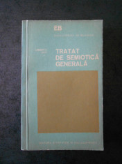 UMBERTO ECO - TRATAT DE SEMIOTICA GENERALA foto