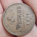 Austria 1 kreuzer 1851 B