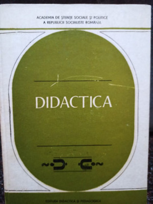 Dumitru Salade - Didactica (editia 1982) foto
