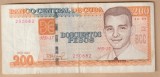 (15) BANCNOTA CUBA - 200 PESOS 2020, PORTRET FRANK PAIS, SEMNATURA MARTA SABINA WILSON GONZALEZ