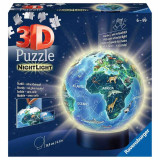 Cumpara ieftin Puzzle 3D Luminos Planeta Pamant, 72 Piese, Ravensburger