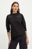 Silvian Heach bluza TERLEKI femei, culoarea negru, cu imprimeu, GPA24265FE