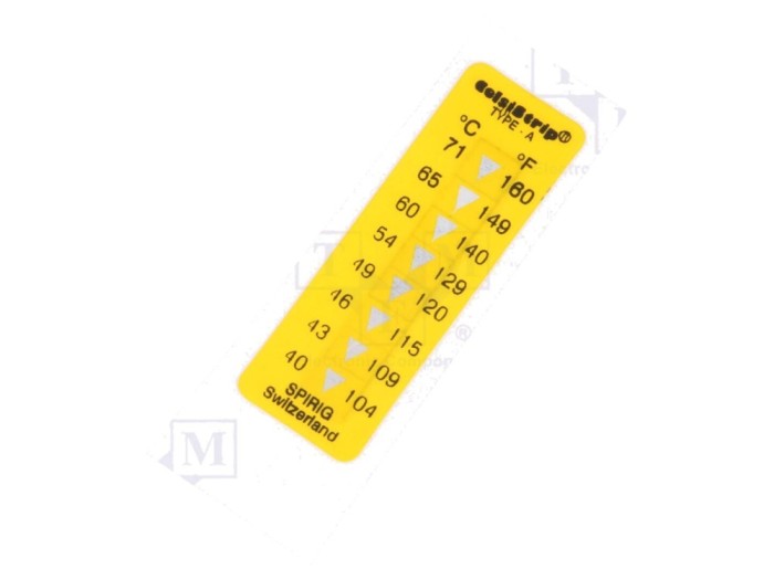 Indicator temperatură CelsiStrip 15x45mm