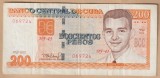 (10) BANCNOTA CUBA - 200 PESOS 2022, PORTRET FRANK PAIS, SEMNATURA MARTA SABINA WILSON GONZALEZ