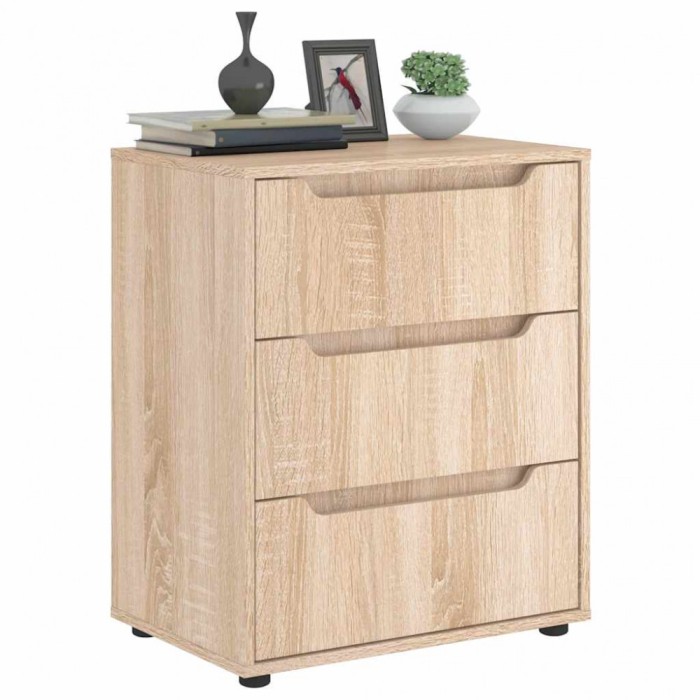 Gossi bufeta &bdquo;visnes&rdquo; stejar sonoma 60x40x73 cm lemn prelucrat