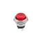 Buton FR NO 24x19mm rosu fi16mm 3A 125V