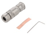 Conector M8 mamă 3 pini 4A 60V IP67 drept ecranat HARTING pe cablu