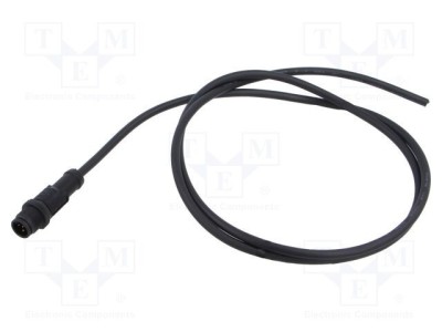Conector M12 mufă tată drept aurit 5 PIN AMPHENOL foto