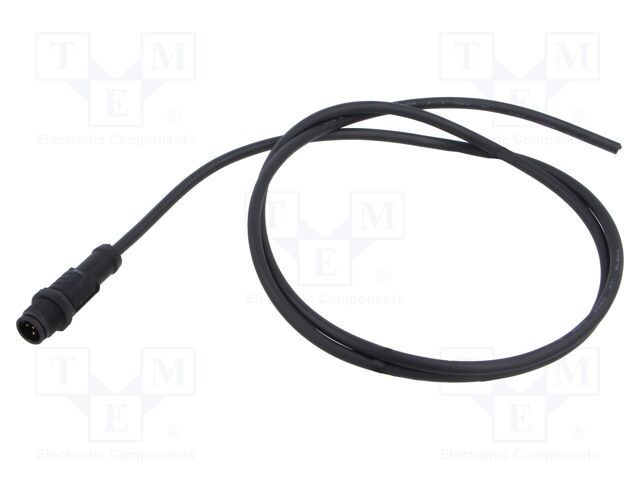 Conector M12 mufă tată drept aurit 5 PIN AMPHENOL