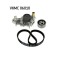 Kit distributie + pompa apa Nissan Kubistar; Renault Clio I, Clio II, Kangoo, Kangoo Express, Twingo I Motor 1.0, 1.2, 1.2, dinti 87, OE 1230900Q0D