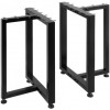 Set 2 picioare pentru mese Vivatechnix T, Otel, Inaltime reglabila 0-30 mm, dimensiune 45.7 x 40.6 cm