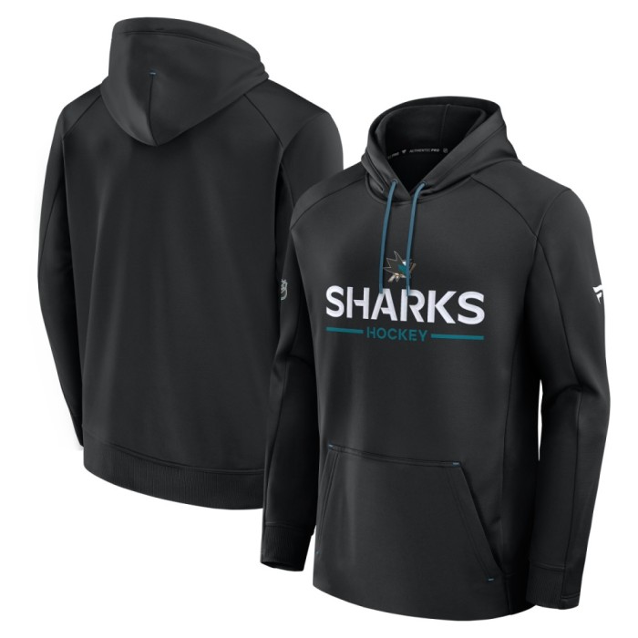 San Jose Sharks hanorac de bărbați cu glugă Authentic Pro Rink Poly Fleece POH - XL