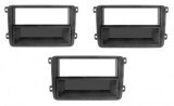Pachet 3 Rame 1DIN cu Buzunar Skoda VW Seat: Alhambra Leon Toledo Fabia Octavia Rapid Roomster Superb Yeti Amarok Beetle Caddy Golf Passat Polo