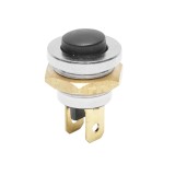 Buton de pornire metalic cu revenire 12-24V DC/10A, 125-250V AC/2A