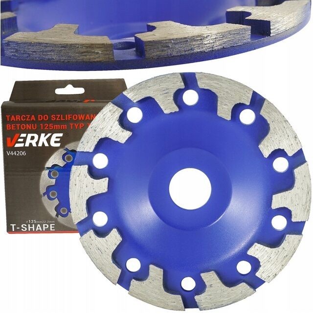 Disc de slefuit, 125mm TIP T,c Verke