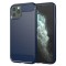 Husa iPhone 11 Pro Max Techsuit Carbon Silicone, albastru