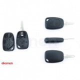 CARCASA CHEIE CONTACT PENTRU RENAULT CLIO / KANGOO / MASTER / MODUS / TRAFIC, 2 BUTOANE, CU CHEIE, Akonen