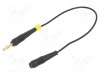 Prelungitor 19A negru aurit 0,25m PVC ST&Auml;UBLI