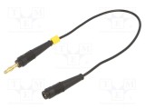 Prelungitor 19A negru aurit 0,25m PVC ST&Auml;UBLI