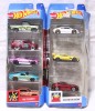 Set 8 Masinute Hot Wheels: 5 HW Flames (Sigilat) + 3 HW Motor Show, Mattel. Colectie Baieti