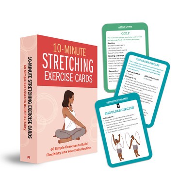 10 Minute Stretching-Exercise Cards: 60 Simple Exercises to Build Flexibility Into Your Daily Routine foto