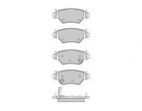 Set Placute frana SRLine Polonia S70-1054 pentru Opel Astra F (Classic/Convertible), Astra G 1998-2009, Zafira A 1999-2005, 1605025, Punte Spate Kft, AutoLux