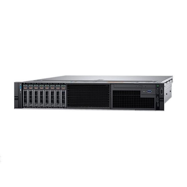 Server PowerEdge R740 8 SFF, 2 x 12 Core Silver 4116 2.1GHz, 128GB DDR4, HBA330, X550 + I350 NDC, 2 x 1100W, 2 ani garantie
