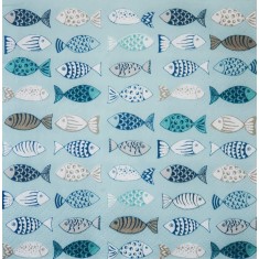 Set 20 servetele de masa, 3 straturi, 33 x 33cm, model Fish