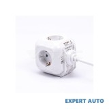 Priză 4 circuite și mufă usb cubică 3g 1.55mm x 1.4m cod: 8800 Alta marca Alt model #7