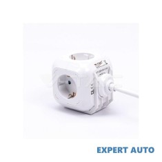 Priză 4 circuite și mufă usb cubică 3g 1.55mm x 1.4m cod: 8800 Alta marca Alt model #7 foto