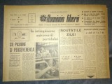 ZIARUL ROMANIA LIBERA 28 APRILIE 1966 EVENIMENTE VIETNAM