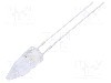 Dioda LED, 5mm, galbena, 500...750mcd, 20mA, 12V, OPTOSUPPLY - OSY5PA58A1B-12V