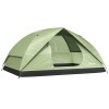 Cort camping, 2-3 persoane, impermeabil, cu geanta, verde, 205x275x135 cm, ART